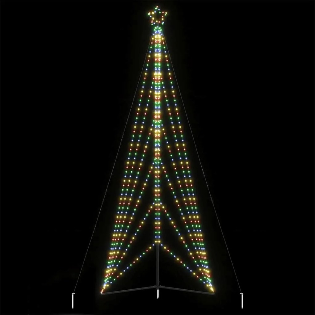 Albero Di Natale A Led 861 Led Colorato 478 Cm /
