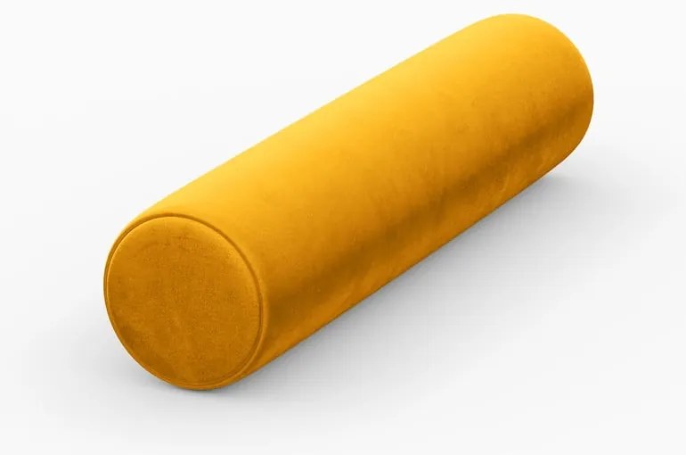 Cuscino in velluto giallo per divano componibile Rome Velvet - Cosmopolitan Design