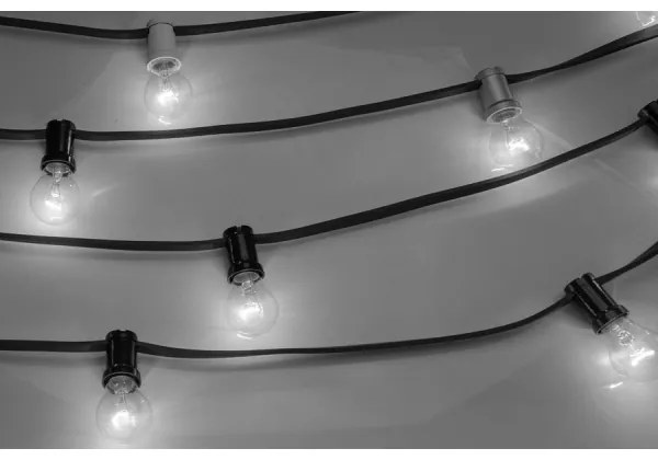 Catena decorativa da esterno GIRLANDA 22 m 20xE27/15W/230V IP44