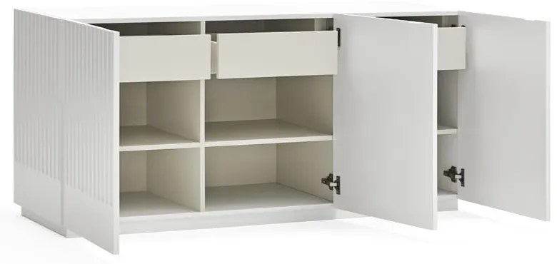 Cassettiera bianca , larghezza 150 cm Doric - Teulat