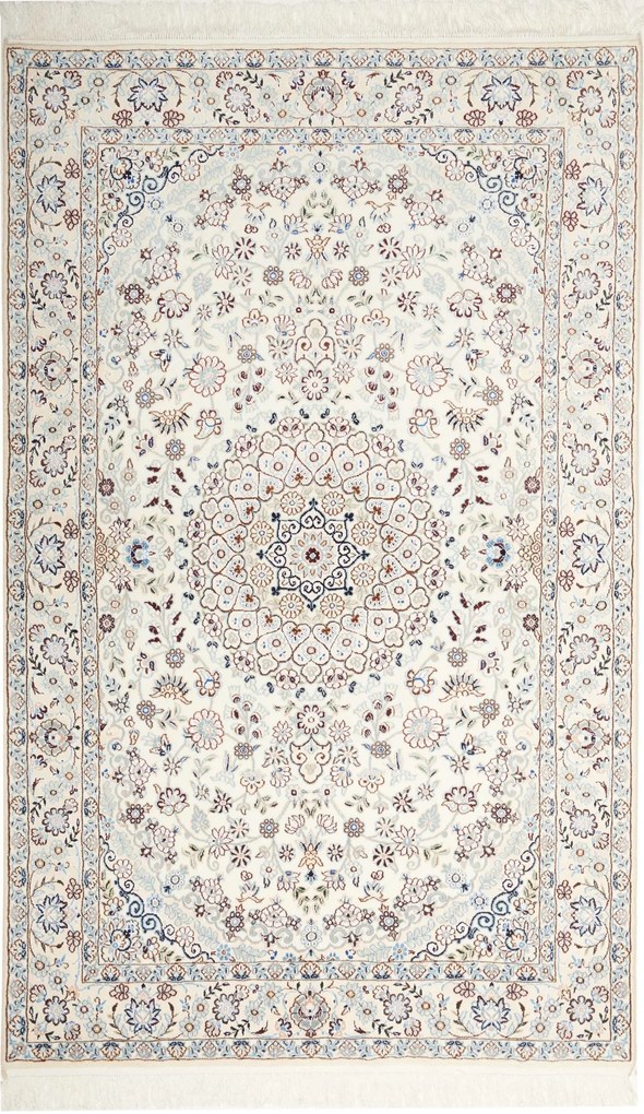 Nain Tappeto persiano 210x130 Beige (Iran) Annodato A Mano