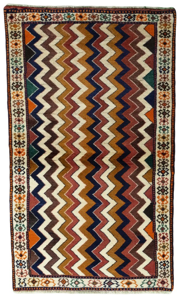 Gabbeh Tappeto 100 x 170 (Iran) Annodato A Mano