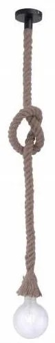 Leuchten Direkt 15481-18 - Lampadario a sospensione con filo ROPE 1xE27/60W/230V