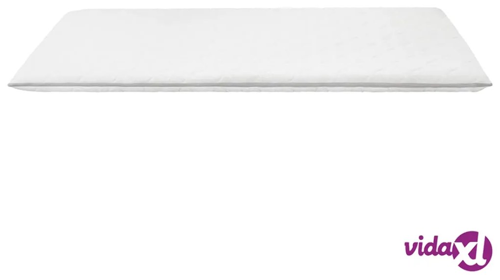 vidaXL Coprimaterasso 120x200 cm in Schiuma Viscoelastica 6 cm