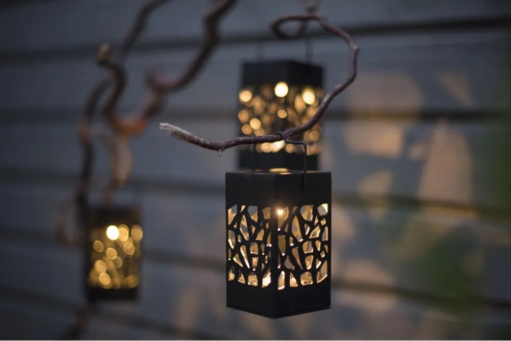 Set di 3 lanterne solari LED appese, altezza 11 cm Izola - Star Trading