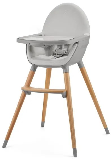 KINDERKRAFT - Seggiolone 2in1 FINI2 faggio/grigio