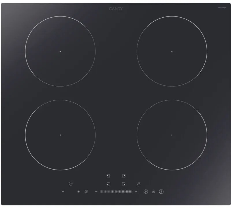 Idea CIS642SCTT/1 Nero Da incasso 59 cm Piano cottura a induzione 4 Fornello(i) - Candy