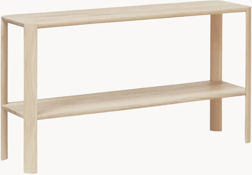 Scaffale in legno di quercia Leaf