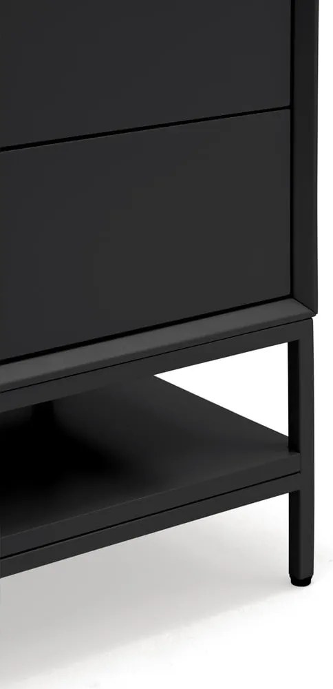 Comodino nero Platt – Teulat