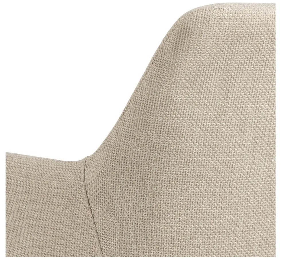 Set di sedie da pranzo beige in imbottito con braccioli 2 pz Lizzy – Actona