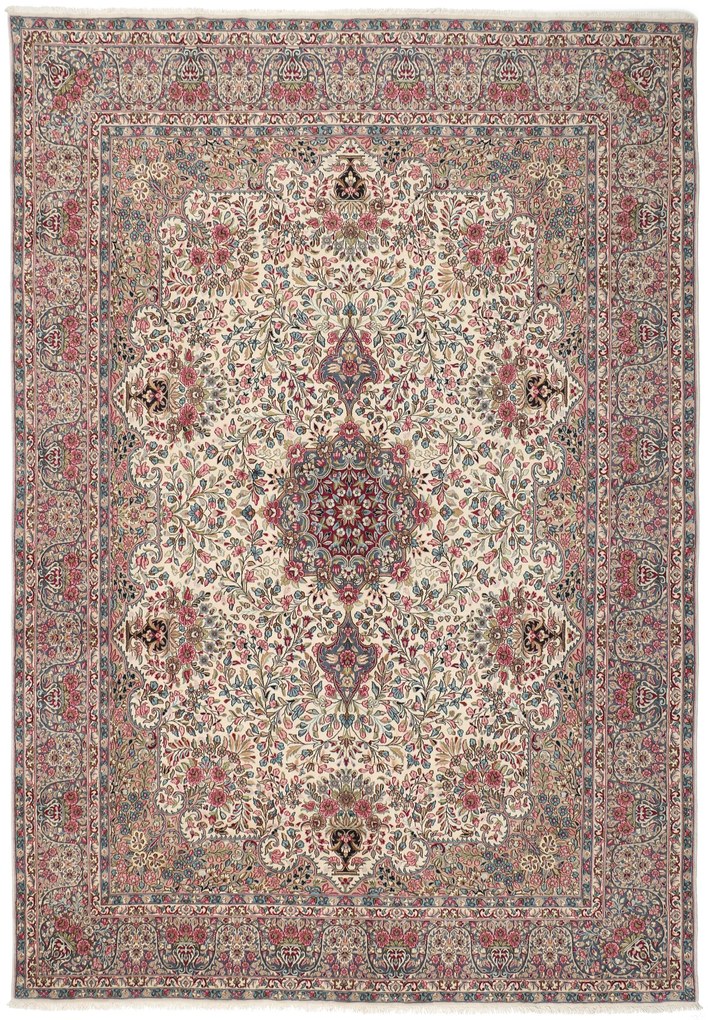 Kerman Tappeto 410 x 290 (Iran) Annodato A Mano