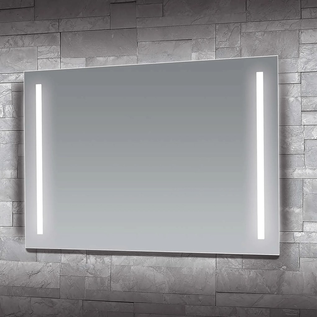 Specchio Rettangolare 70x105 Cm Con Barra Led Feridras "Gemini"