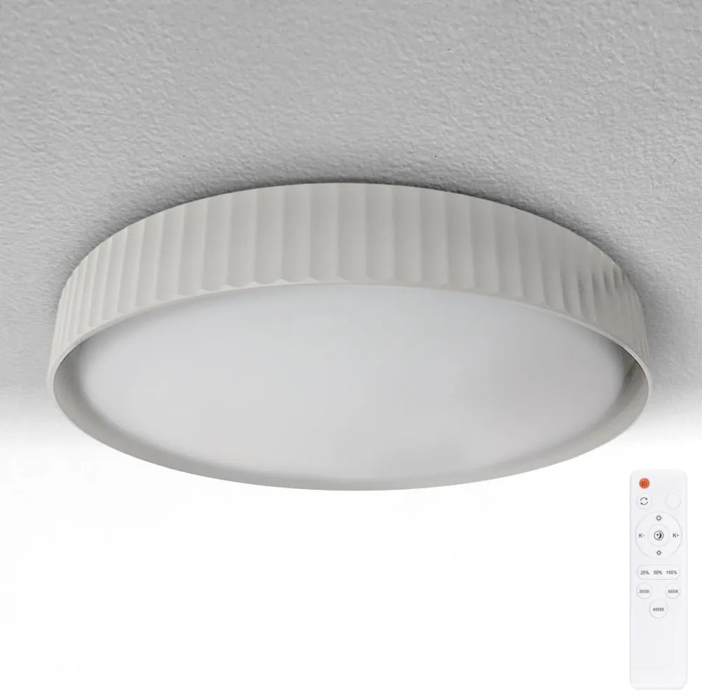 Brilagi - Plafoniera LED dimmerabile LUCIA LED/48W/230V Ø 41 cm bianca+telecomando
