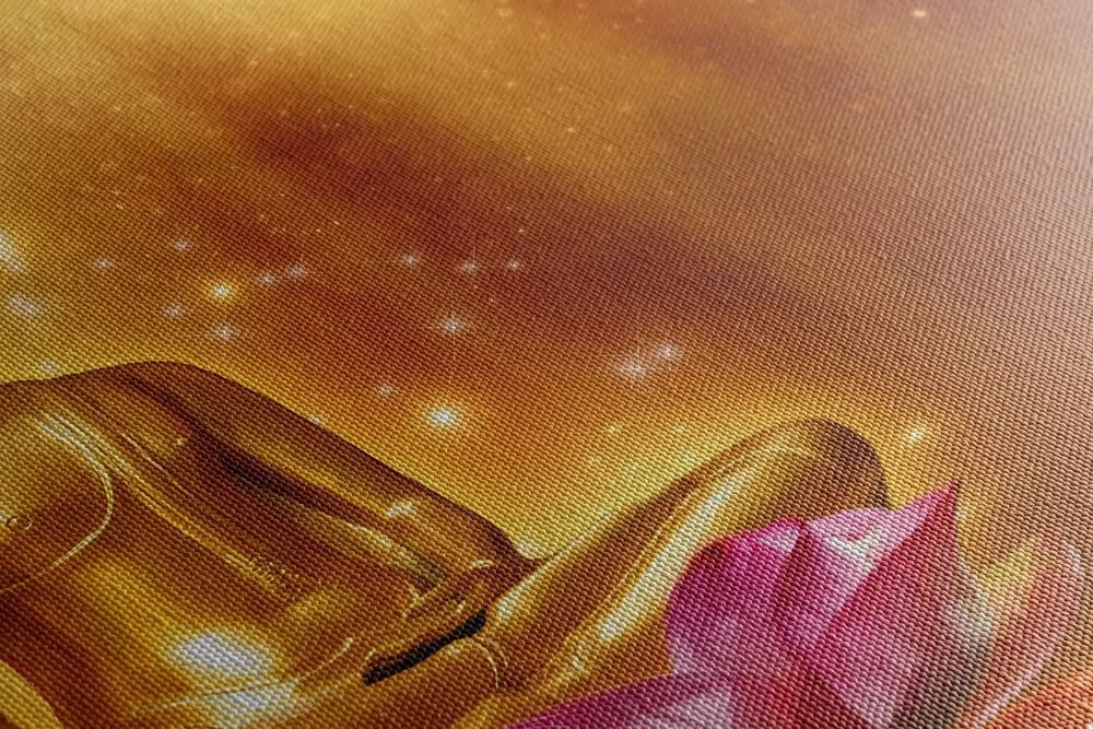 Quadro su tela – Buddha dorato