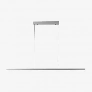 Lampada Da Soffitto Lineare A Led In Alluminio (120 Cm) Wilen Bianco - Sklum