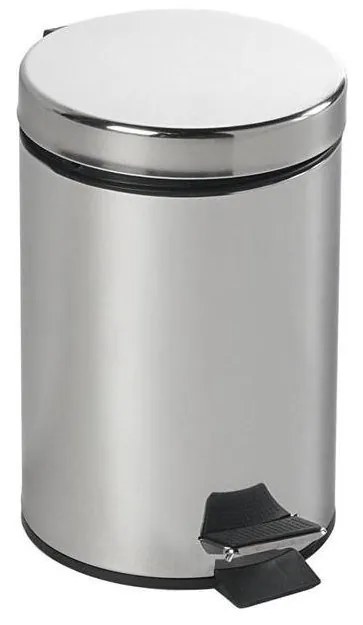Aqualine - Cestino dei rifiuti SIMPLE LINE 3 l lucido acciaio inossidabile