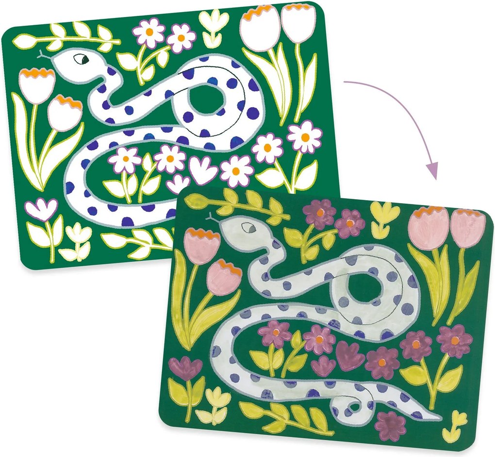 Pittura con tavolozza - natura selvaggia