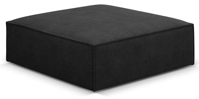 Pouf grigio scuro Vanda - Mazzini Sofas