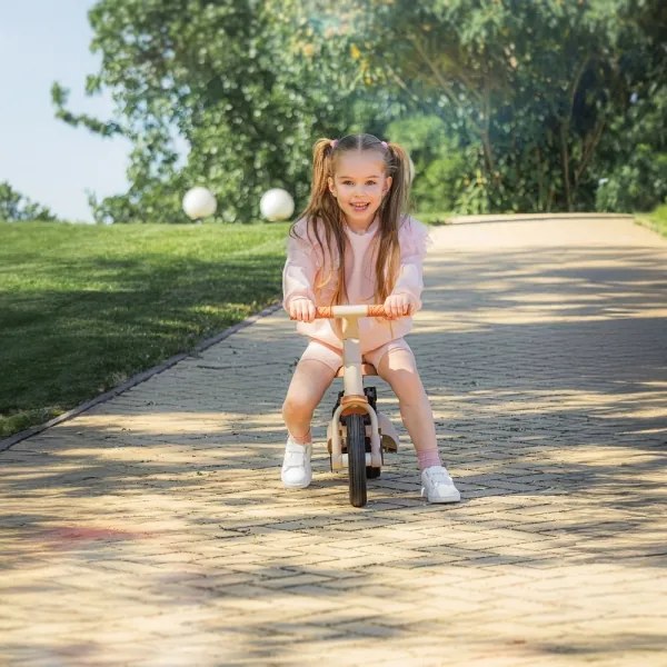 PETITE&amp;MARS - Triciclo per bambini 5in1 TURBO Desert Sand