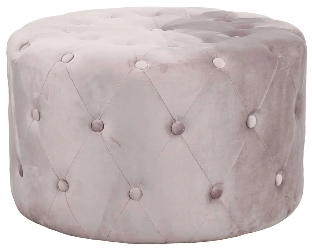 AURA - pouf rotondo in velluto