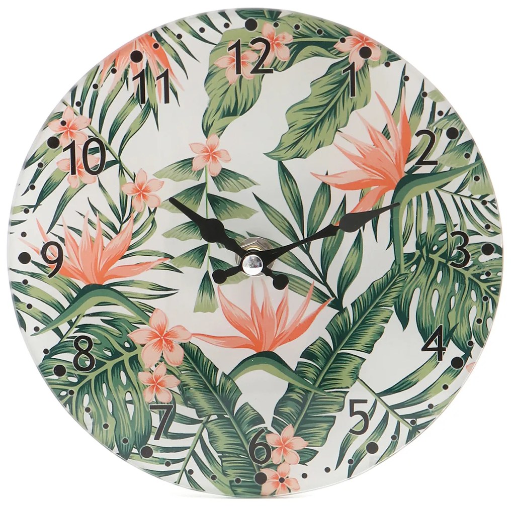 Orologio In vetro, da 17 cm