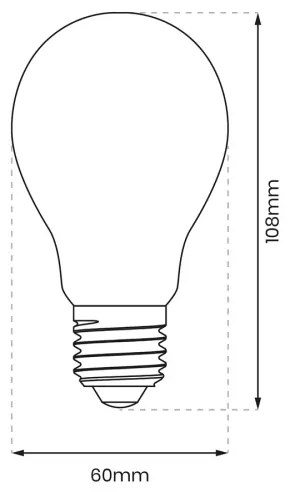 Lampadina LED A60 E27/8W/230V 4000K