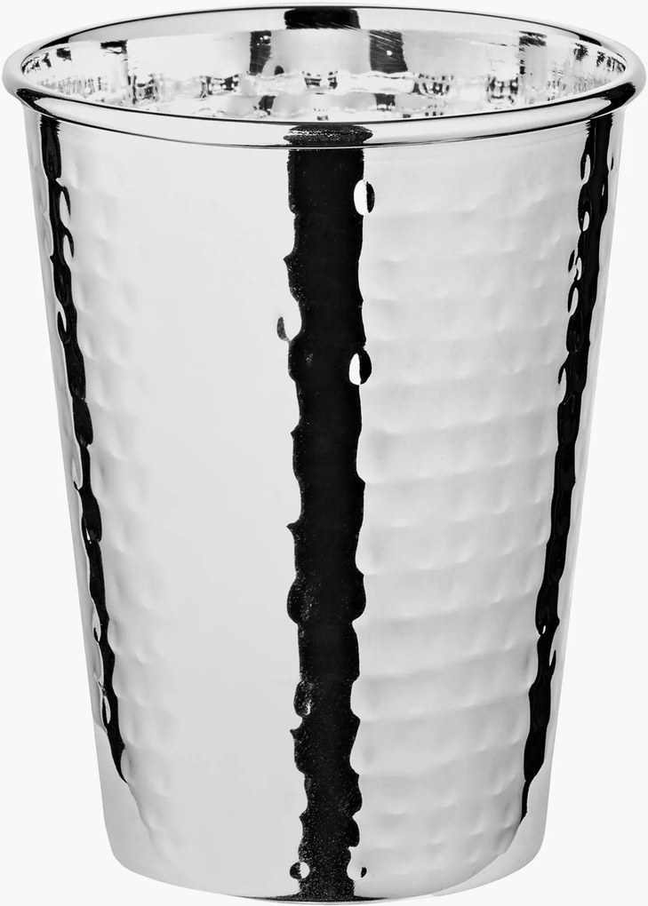 Set di 3 bicchieri argentati Mido