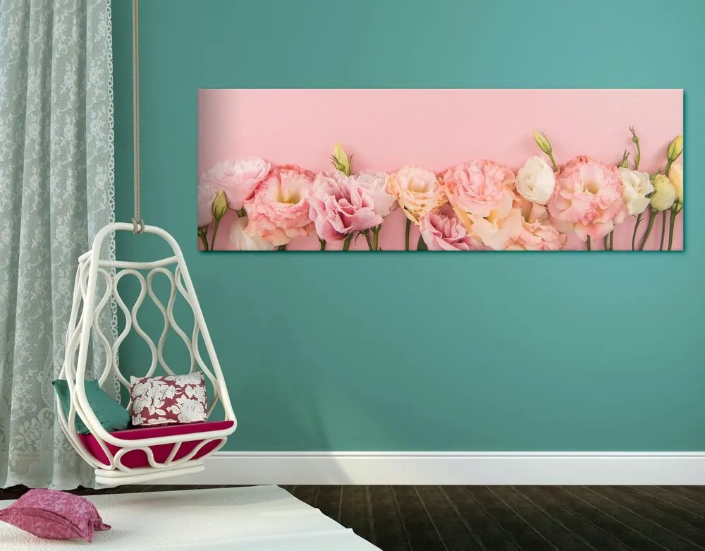 Stampa su tela – Fiori fioriti pastello
