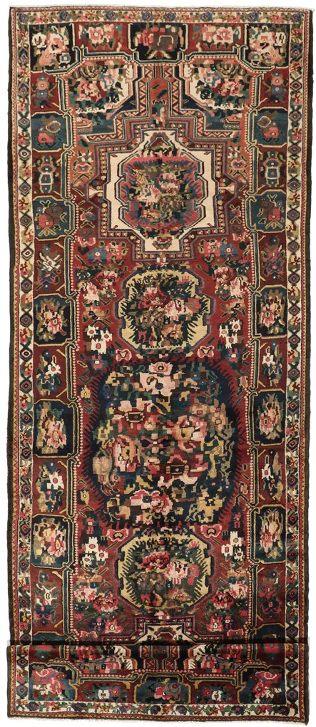 Bakhtiar Tappeto persiano 470 x 160 (Iran) Annodato A Mano