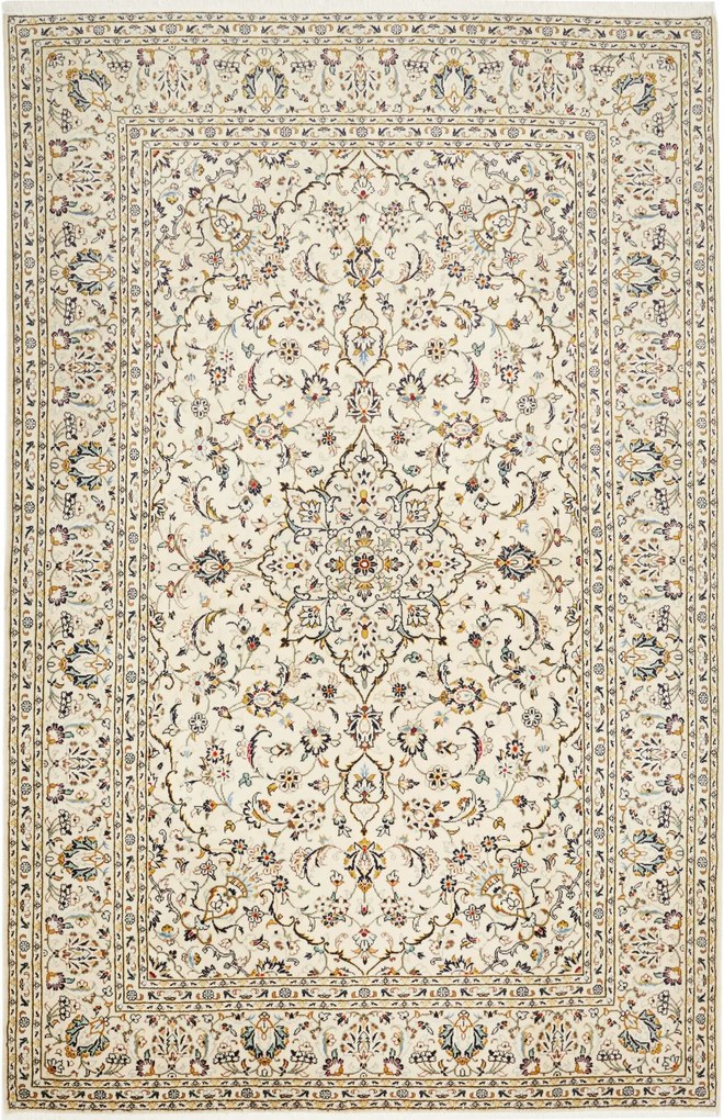 Kashan Tappeto persiano 300x190 Beige (Iran) Annodato A Mano