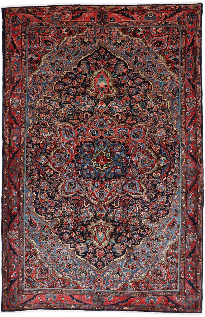 Sarouk Tappeto 210x140 (Iran) Annodato A Mano