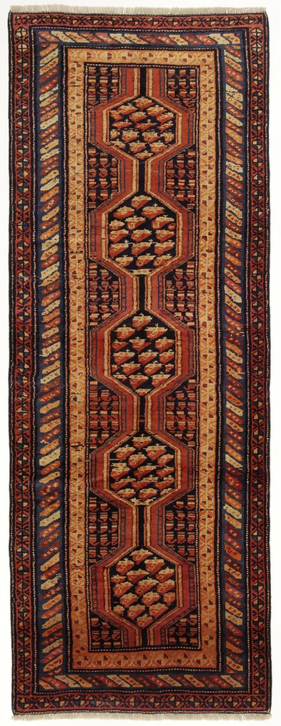 Meshkin Tappeto persiano 130x360 (Iran) Annodato A Mano