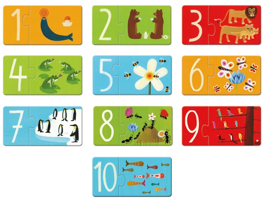 Puzzle Duo - numeri
