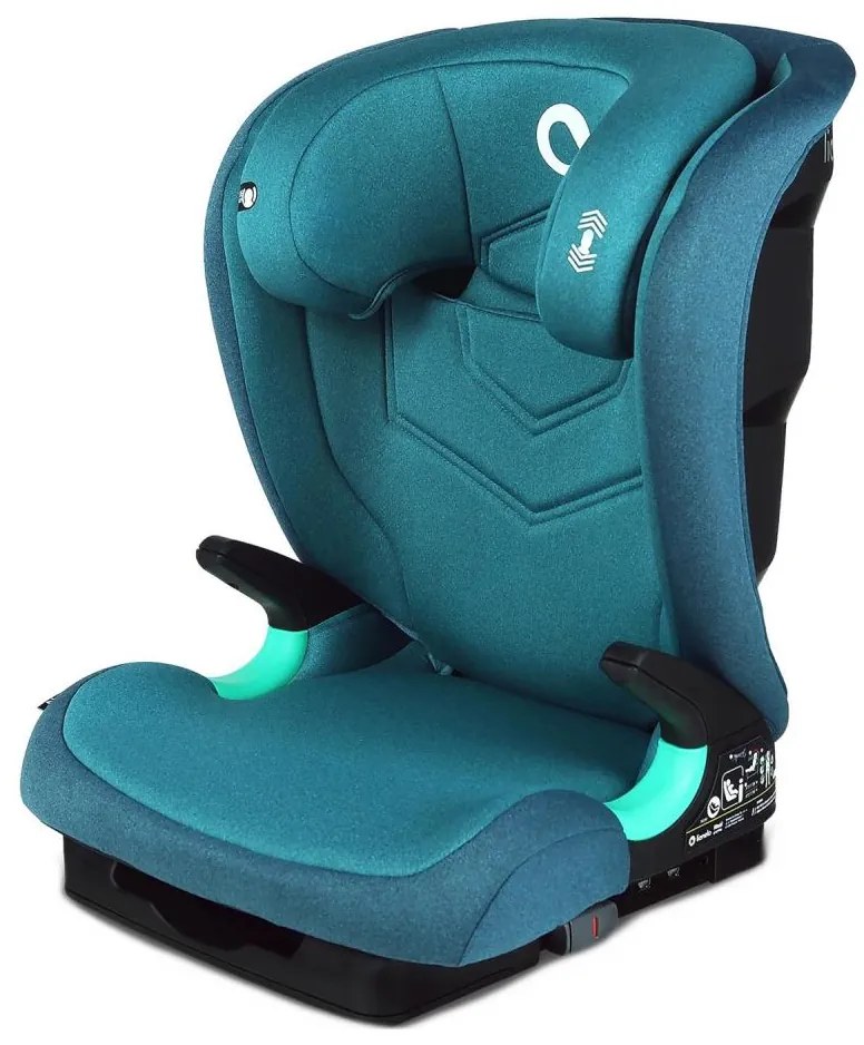 Lionelo - Seggiolino auto NEAL i-Size 100-150 cm Verde Turchese