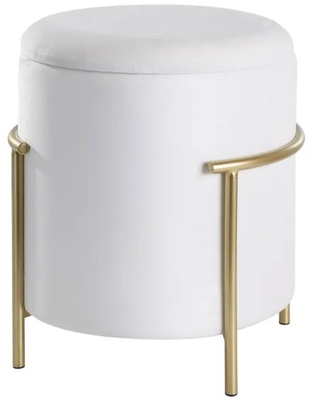 Eglo 424135 - Sgabello MASHIKE 46x41 cm bianco/oro