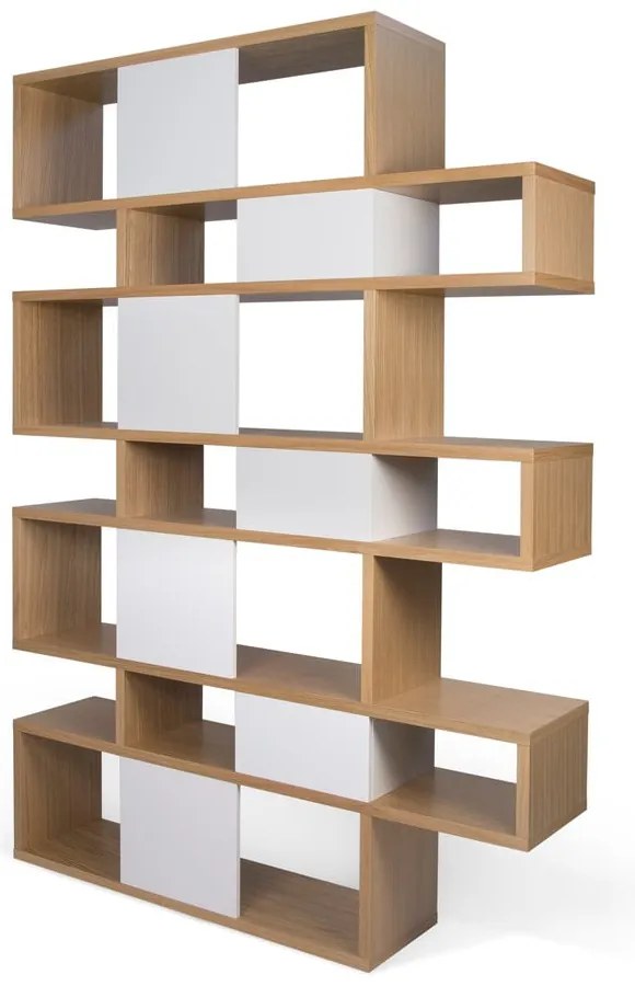 Libreria marrone chiaro , 220 x 34 cm London - TemaHome