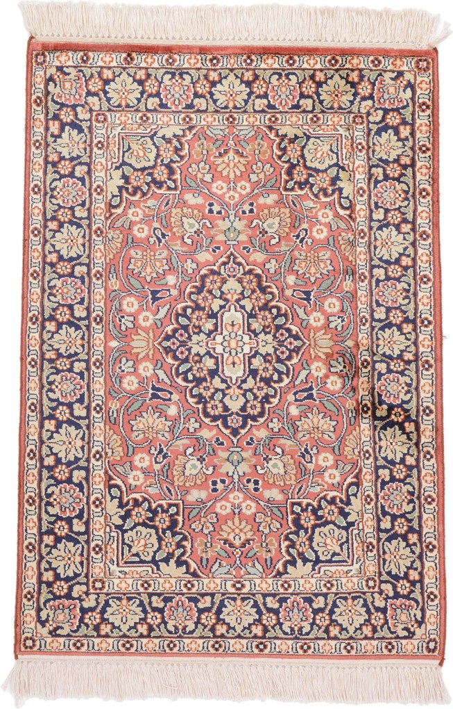 Cashmere Silk Tappeto orientale 60 x 90 (Indian) Annodato A Mano