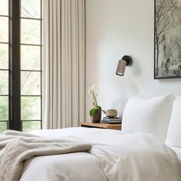 Faretto TUNE 1xGU10/10W/230V nero/marrone