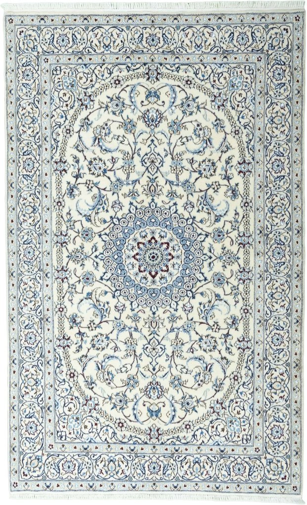 Nain Tappeto 160 x 260 Beige (Iran) Annodato A Mano