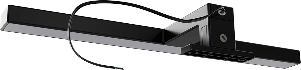 Lampada LED da Specchio 30cm Nera 4W - Doppia Installazione Colore Bianco Naturale 4.000K