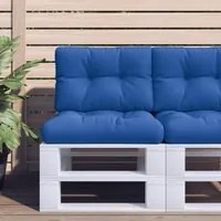 Cuscino per Pallet Blu Reale 50x40x12 cm in Tessuto 360545