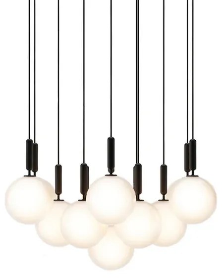 Miira 13 Lampada a Sospensione Large Rock Grey/Bianco Opale - Nuura