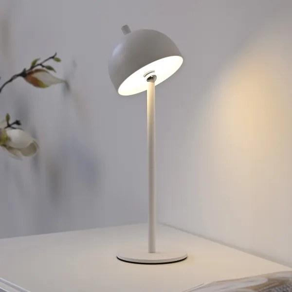 Schöner Wohnen 19244-16 - Lampada da tavolo LED dimmerabile BELLIS LED/2,5W/5V IP54 bianca