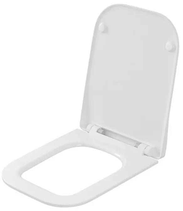 Copriwater compatibile Metropolitan bianco modello slim con chiusura rallentata