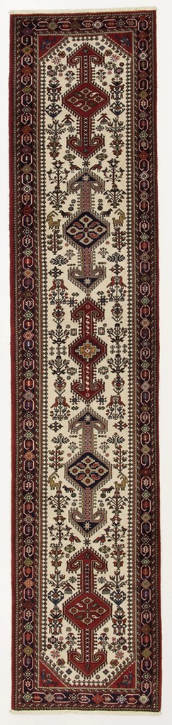 Nasrabad Tappeto persiano 80 x 380 (Iran) Annodato A Mano
