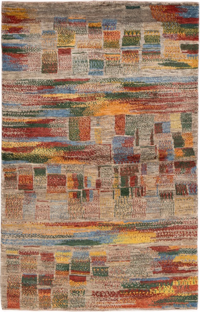 Loribaft Tappeto 120x180 Marrone (Iran) Annodato A Mano
