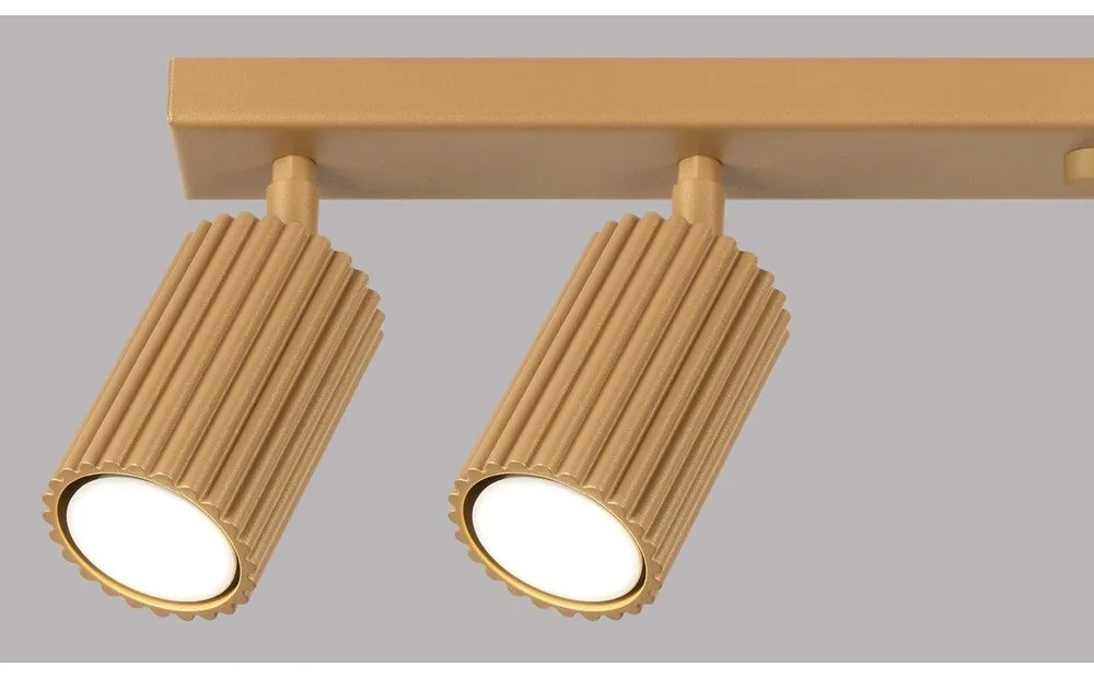 Faretto dorato 6,5x117 cm Gleam – Sollux