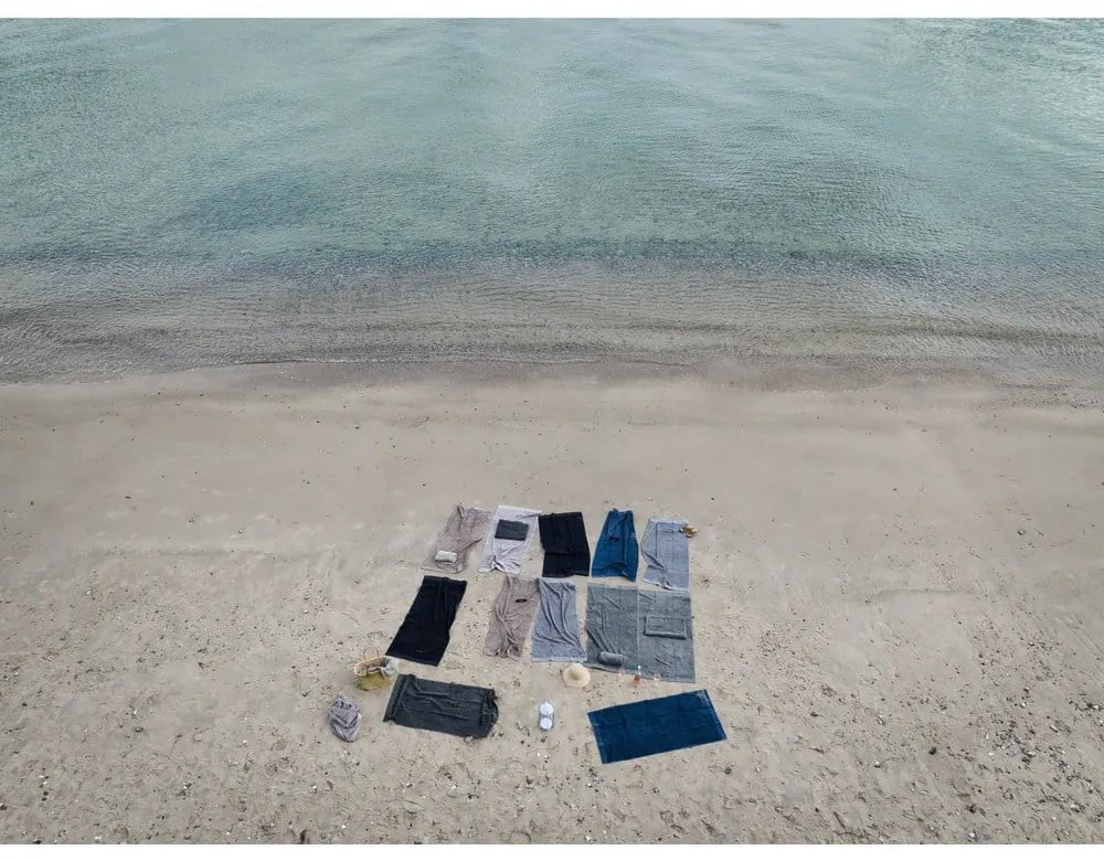 Telo da bagno in cotone grigio 140x70 cm Classic - Zone