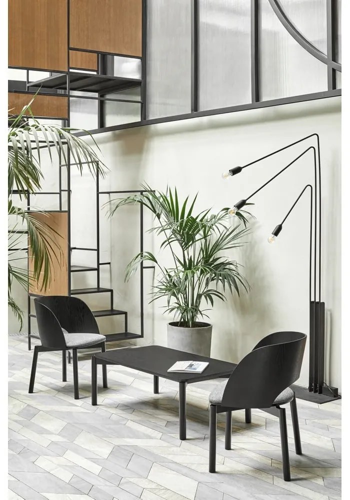 Tavolino nero , 110 x 60 cm Atlas - Teulat