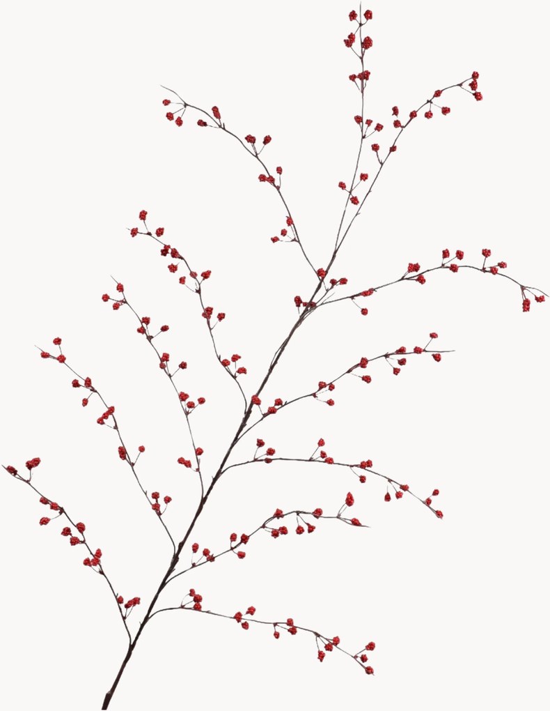 Set di 3 rami artificiali fatti a mano Berry